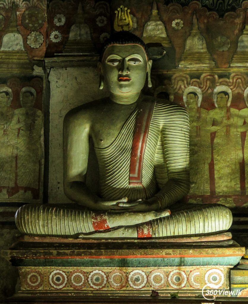 Buddha Statue in  Dambulla Royal Cave Temple