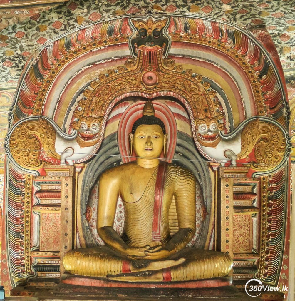 Buddha Statue in  Dambulla Royal Cave Temple