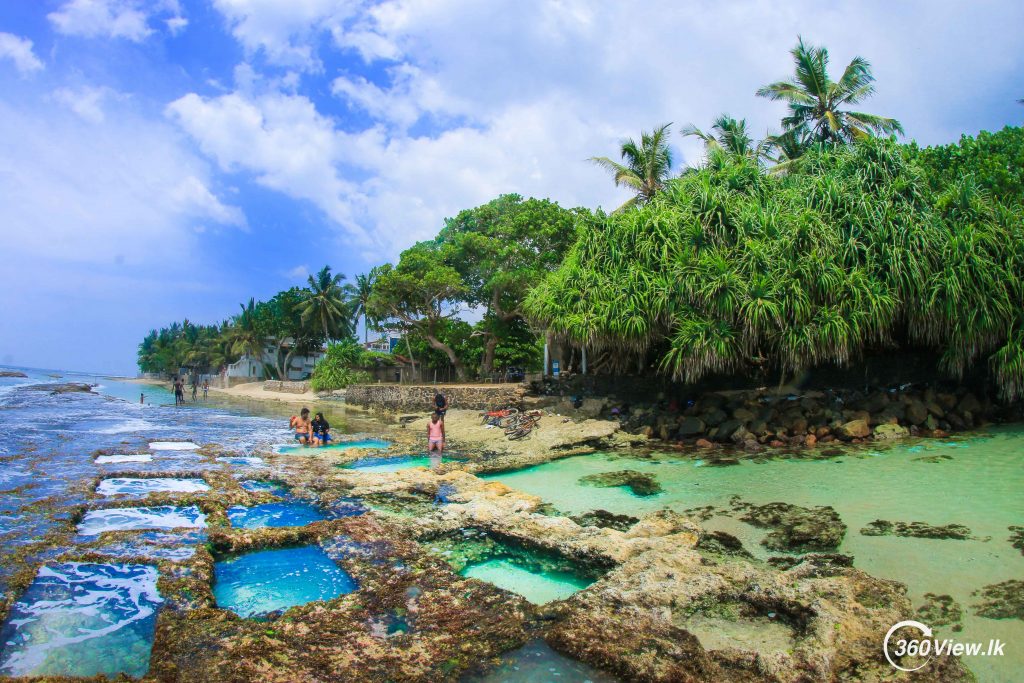 lot of Rock Pools at Thalpe Beach 