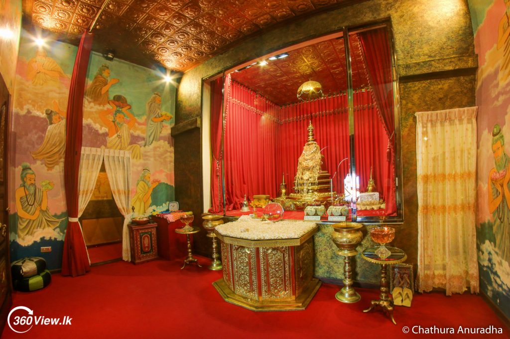 Inside of the Temple (Budu Geya) at Nelligala International Buddhist Center