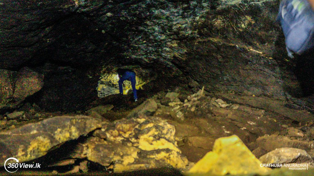 Inside view of Ravana Cave