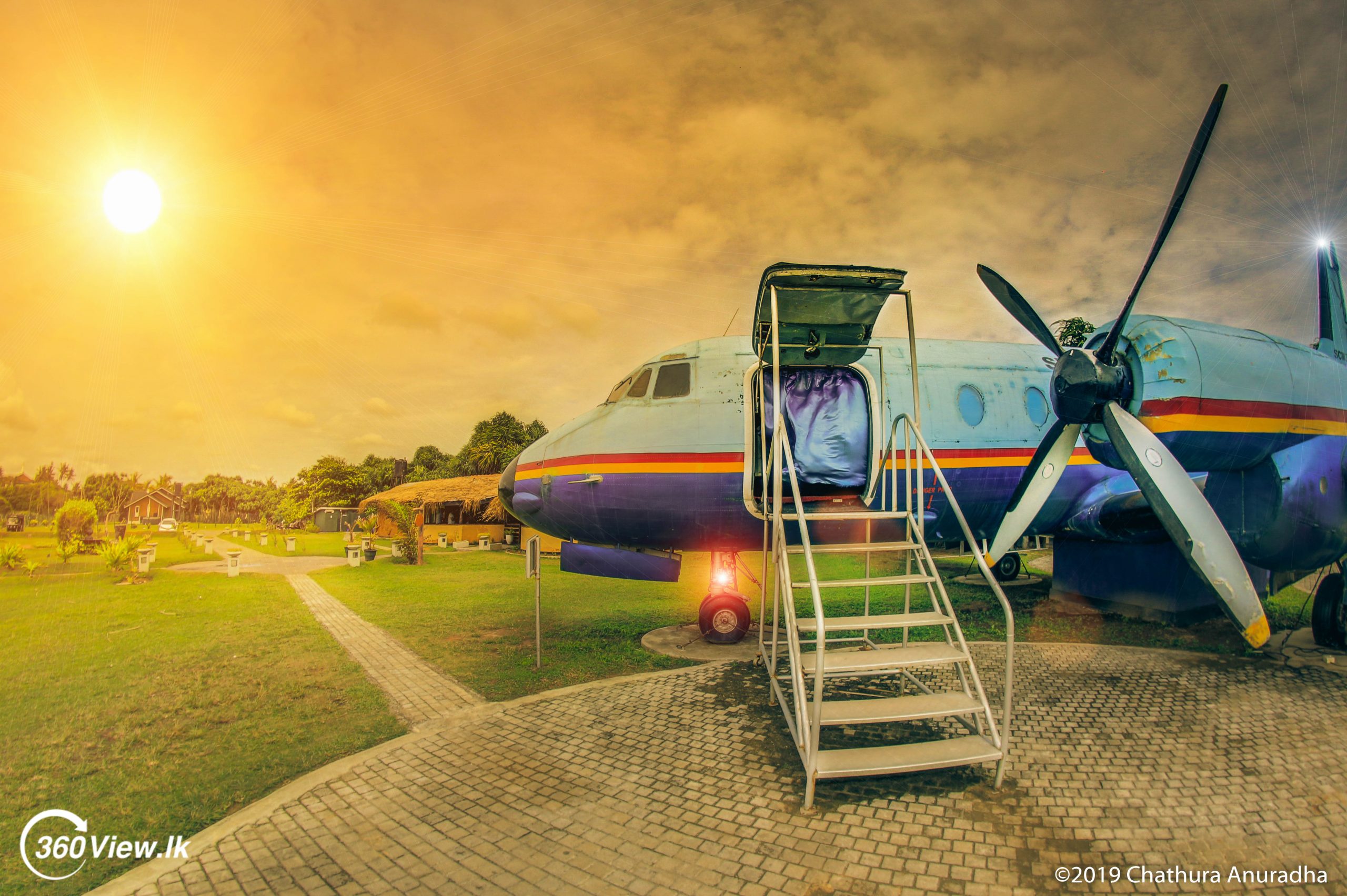 Hawker Siddeley HS-748 Airplane at 5 Ways View Point Koggala