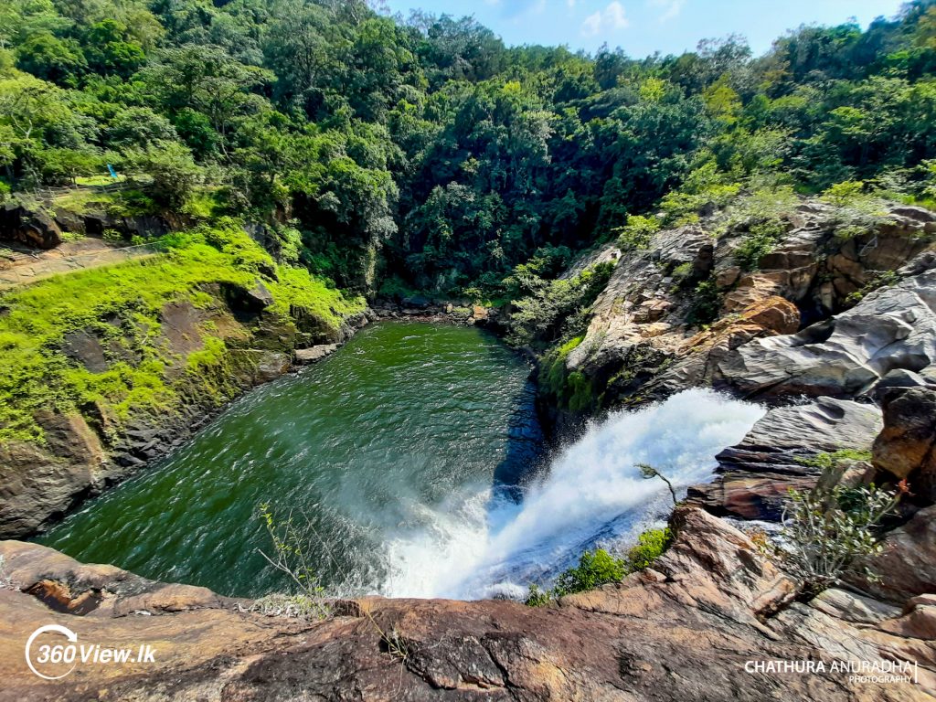 Top View of Duwili Ella Waterfall
