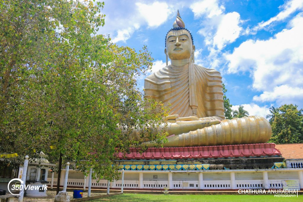 The Largest Seated Buddha Figure at Wewrukannala Buduraja Maha Viharaya