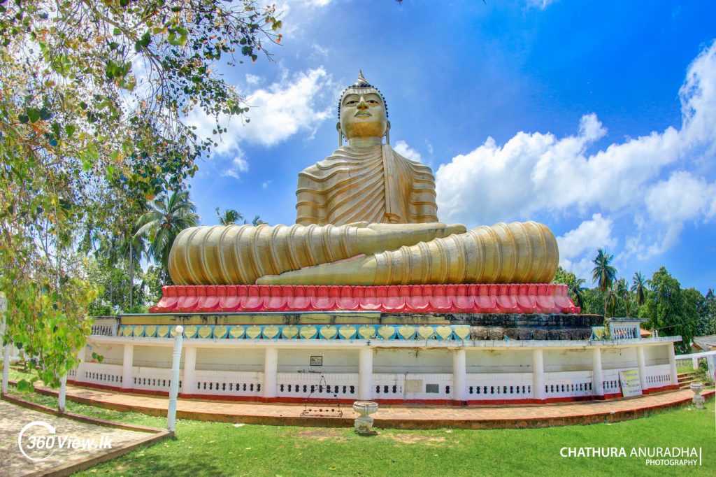 The Largest Seated Buddha Figure at Wewrukannala Buduraja Maha Viharaya