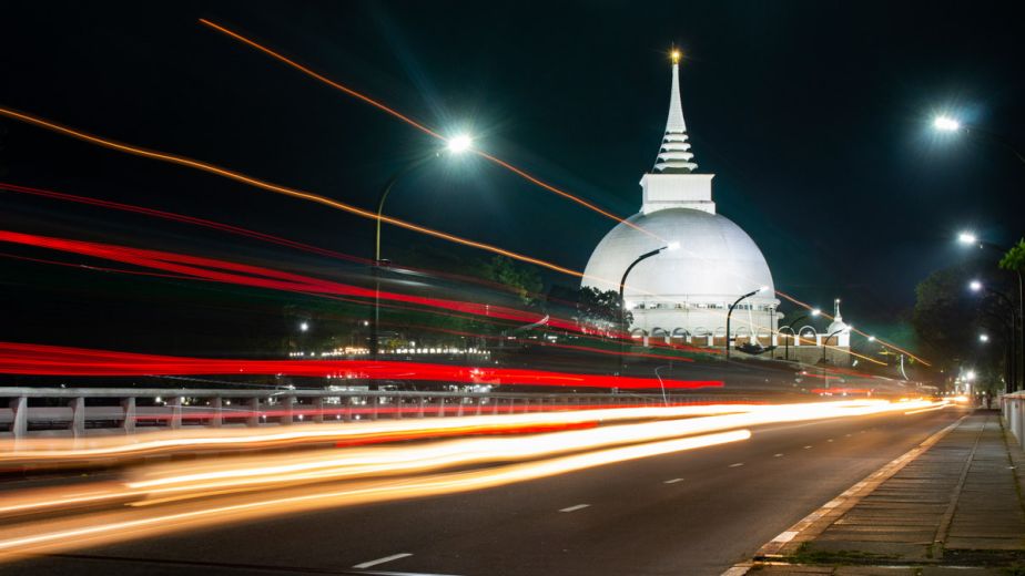 Kalutara Bodhiya at Night